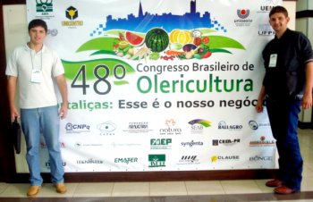 Alunos participam de Congresso Brasileiro de Olericultura